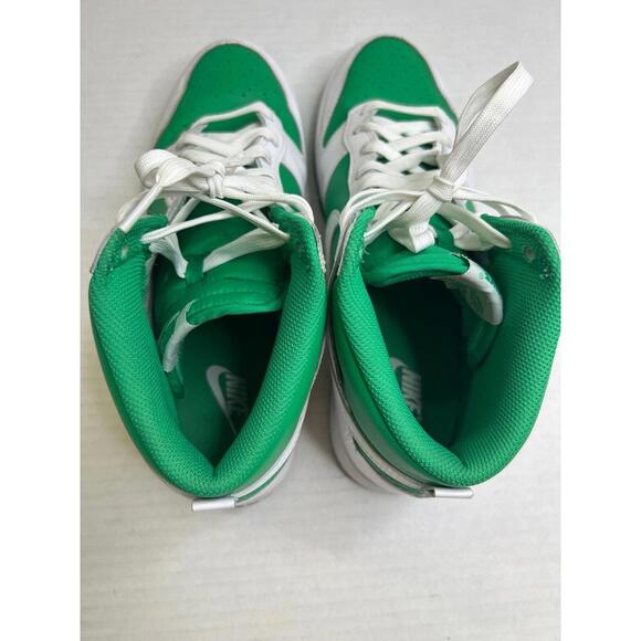 Nike Dunk High Retro Green & White Sneakers Mens Sz 11.5‎ main image 9